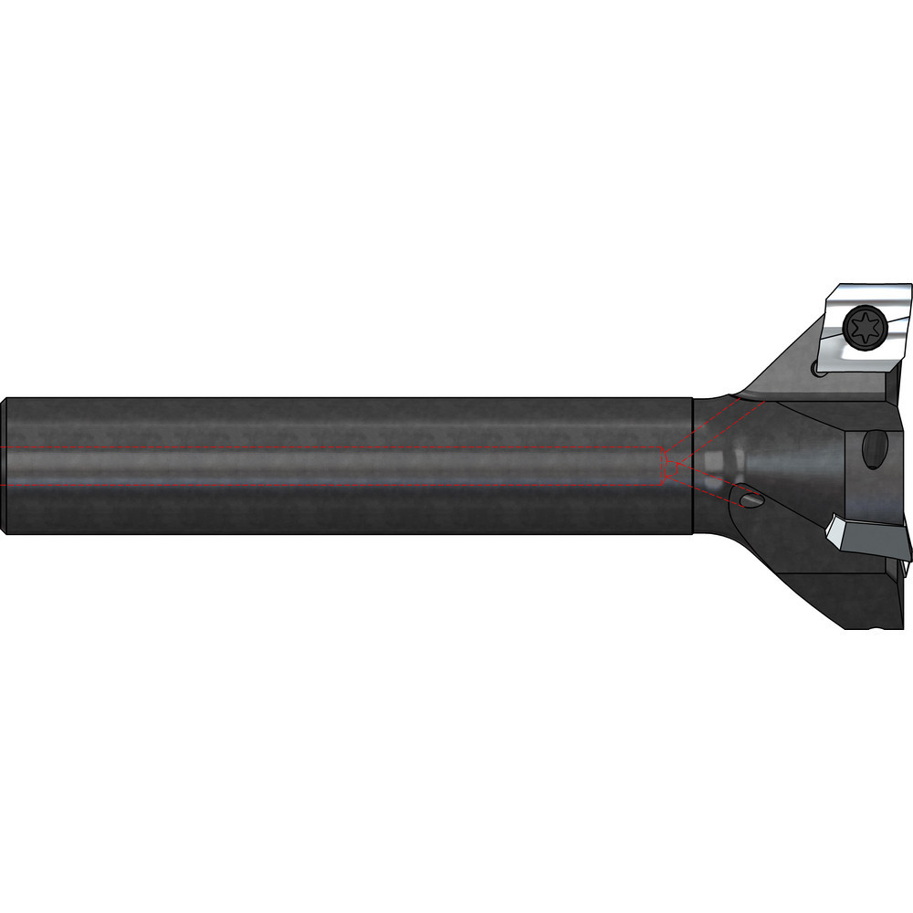 Indexable High-Feed End Mill: 19.05 mm Cylindrical Shank
